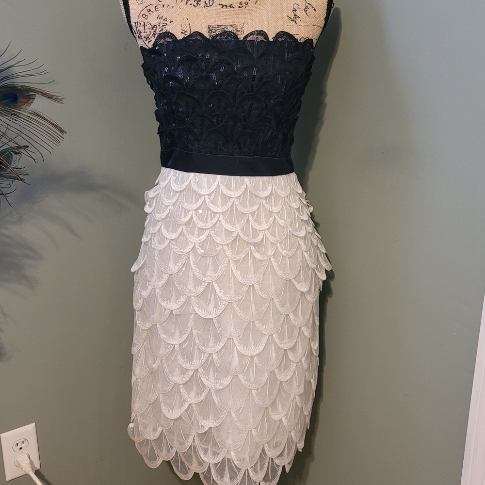 JS collections Evening Formal dress sequence sleeveless